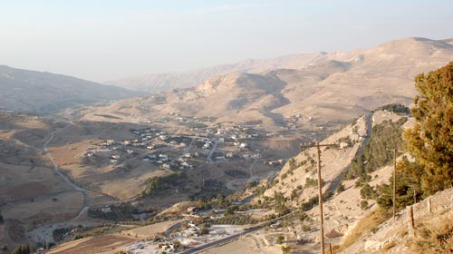 view from the castle