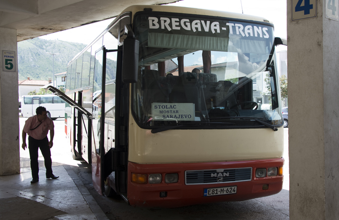 autocarro para Sarajevo