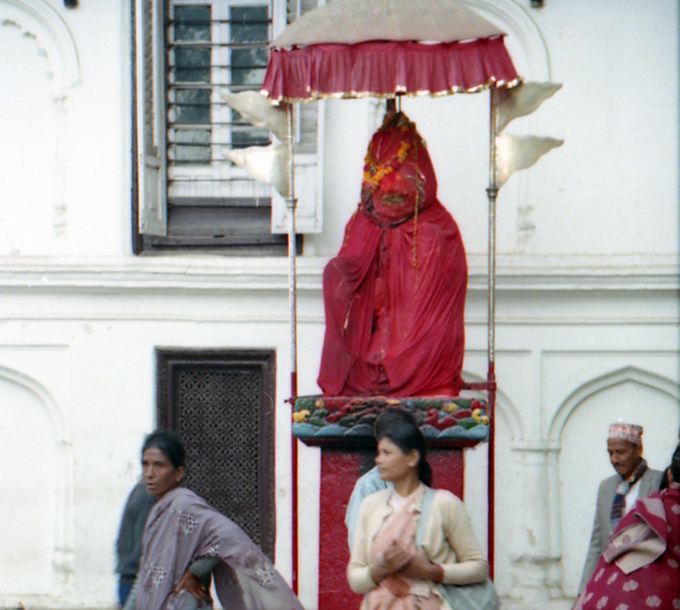 mulheres em Kathmandu