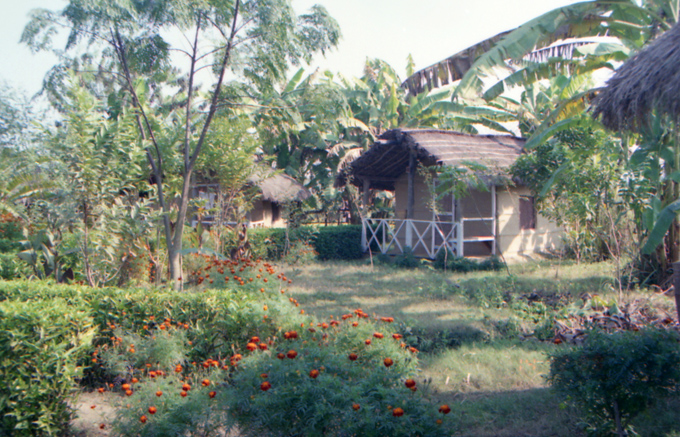 cabanas para os turistas