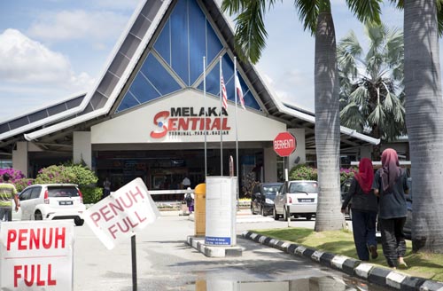 Bus station in Malacca