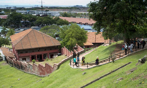 Malacca view from St. Paul hill