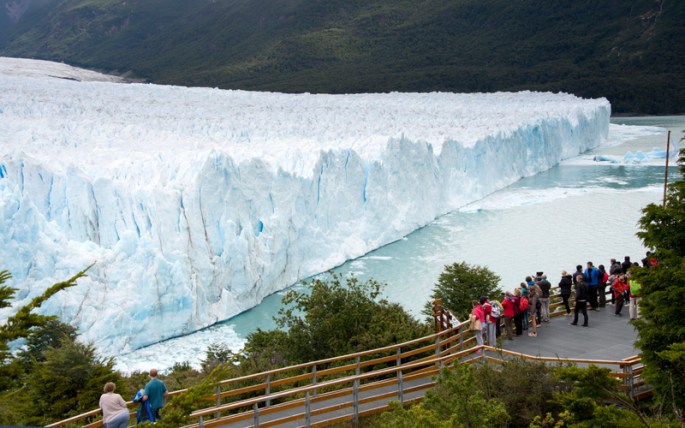 Miradouro no Perito Moreno
