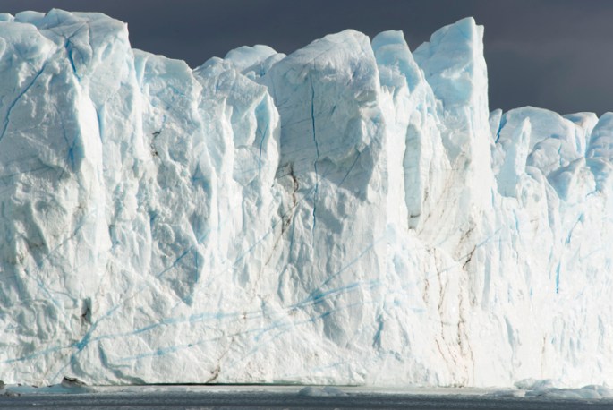 perspetiva da altura do Perito Moreno