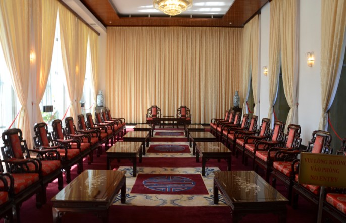 interior do Palácio da Reunificação