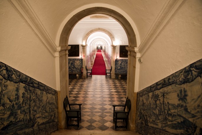 Corredores para os quartos