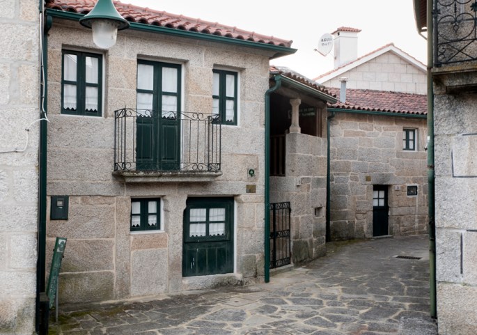 A maior parte das casas estão bem preservadas