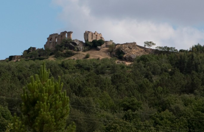 O Palácio visto de Figueira Castelo Rodrigo