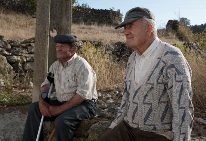 Conversa em Almorquim no caminho para as Broas