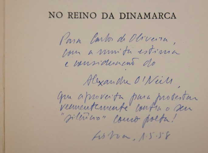 Carta de Alexandre O'Neill a Carlos Oliveira