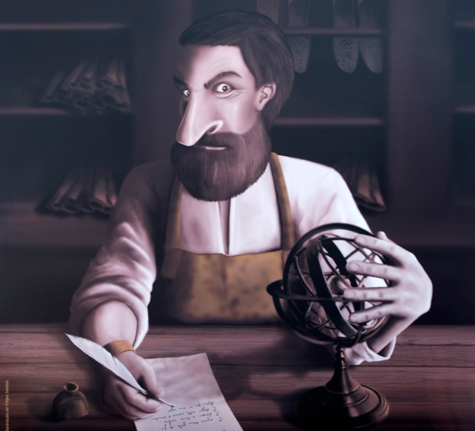 Ilustração na Casa Bandarra em Trancoso