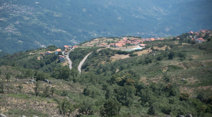 Vista para a Serra de Montemuro