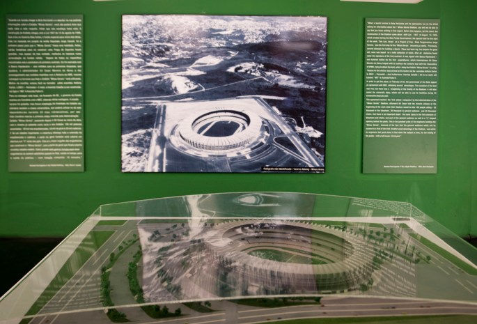 Maquete do Mineirão