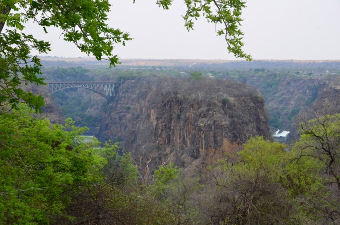 A vista para o Zambeze