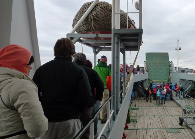 Expetativa para a abertura do portão
