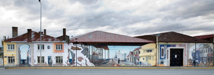 Mural na rua do porto