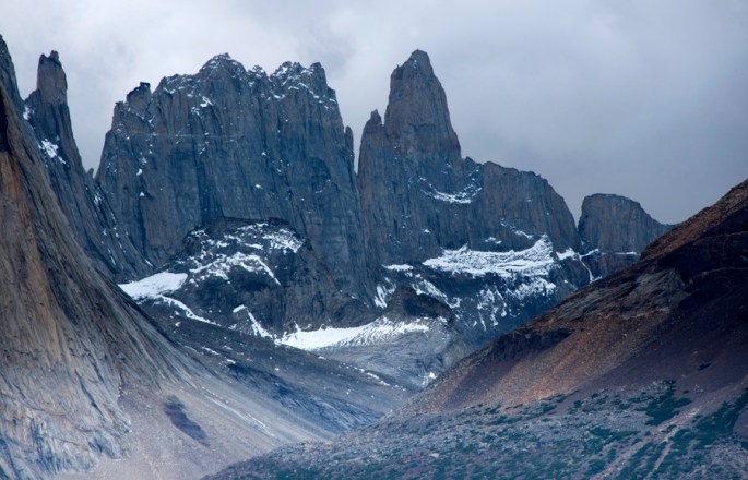 Os picos das Torres del Paine