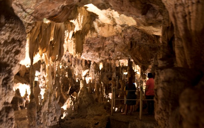 Percurso circular na sala