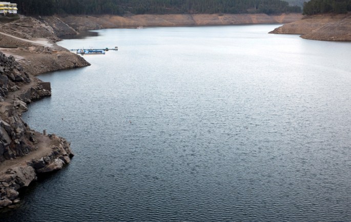 Vista do Miradouro da Barragem do Cabril