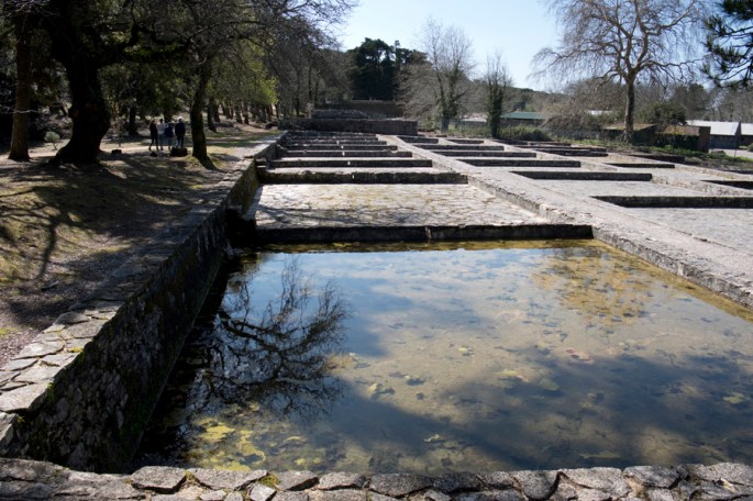 Tanques onde a água gelava