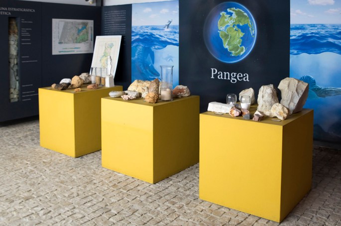 Peças em exposição no Museu