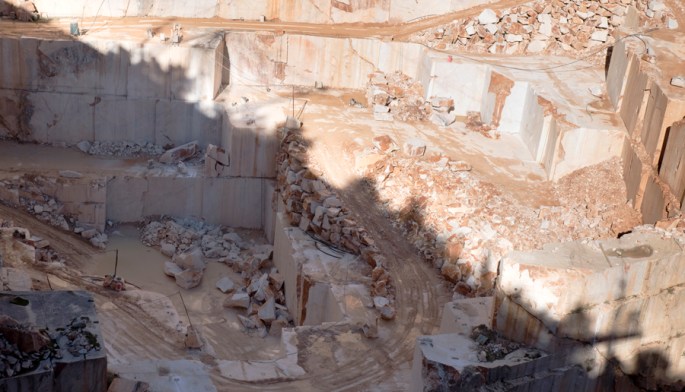 As máquinas parecem miniaturas