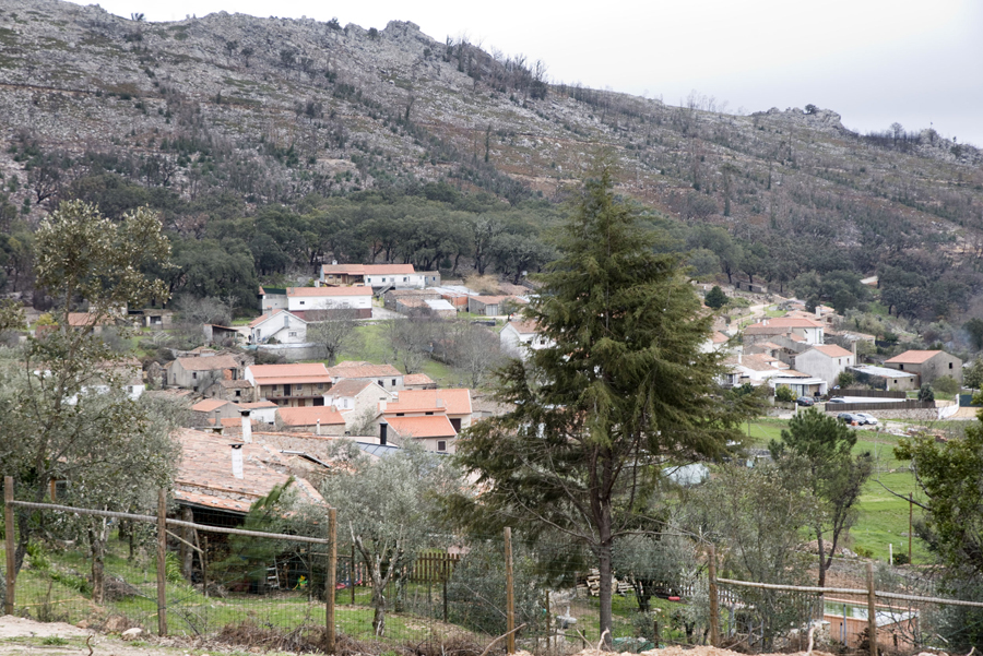 Ferraria junto à crista da serra