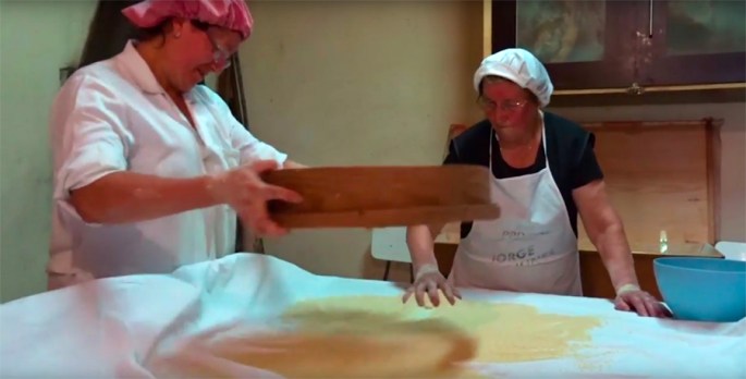 Confecção dos cuscos