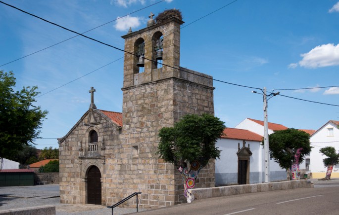 A igreja em Salvaterra do Extremo