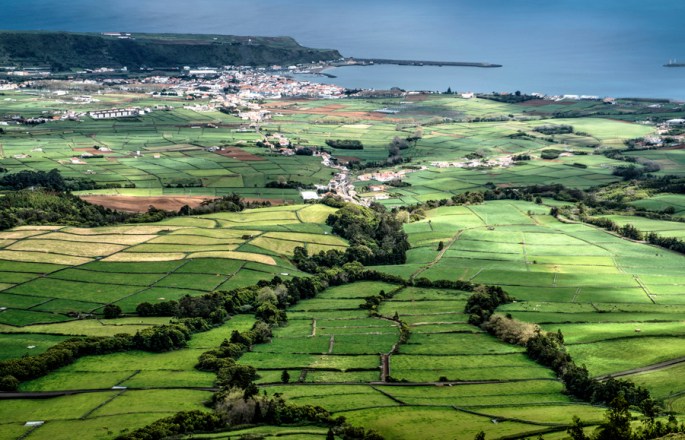 Vista para a Praia da Vitória