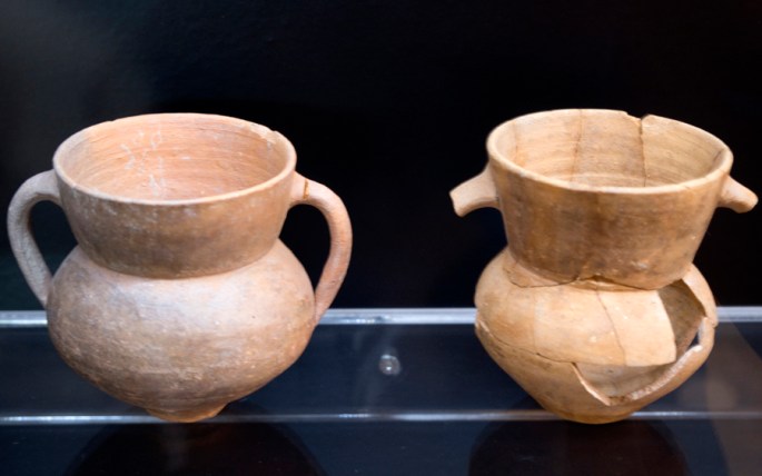 Objectos encontrados na cripta