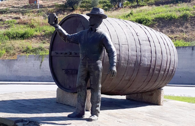 Homenagem à produção vinicola