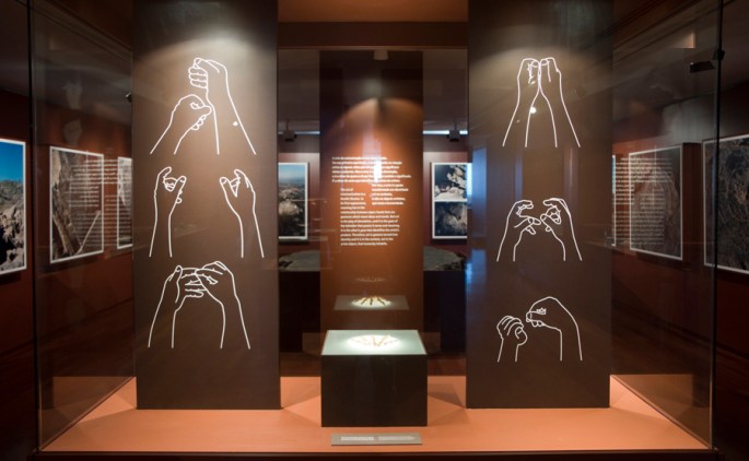 O gesto é o eixo da exposição permanente