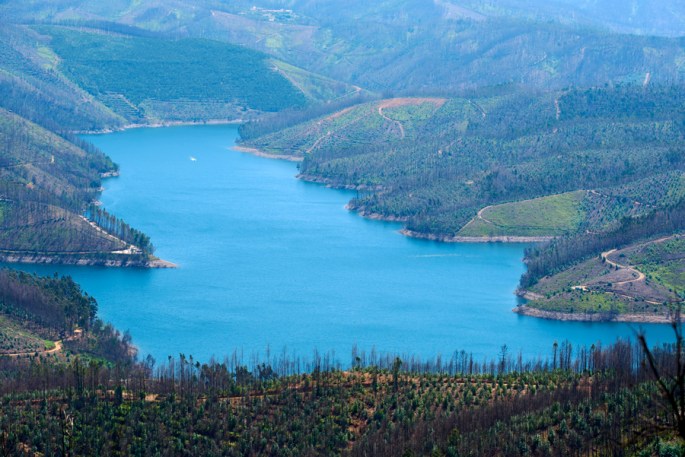 Os meandros do rio Zêzere