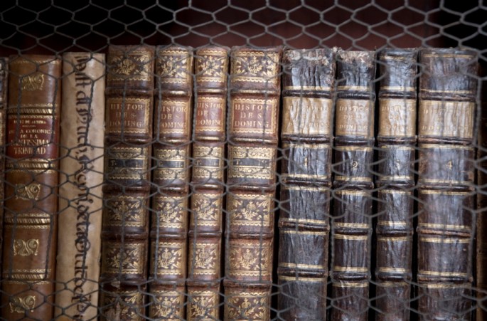 Há livros com cerca de 500 anos