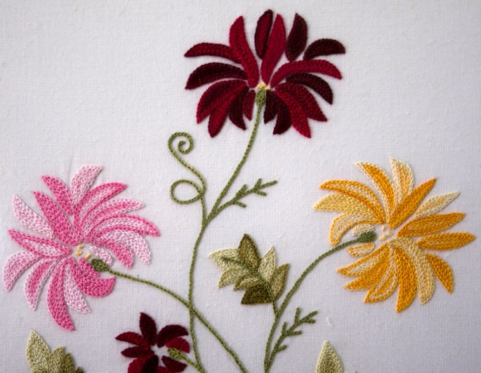 Bordado de Nisa em painel