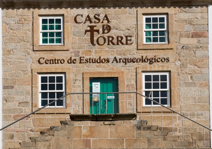 Parte central da construção