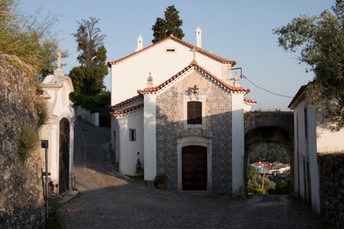 Rua na zona do castelo