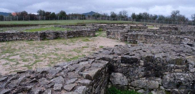 Vista geral das ruínas