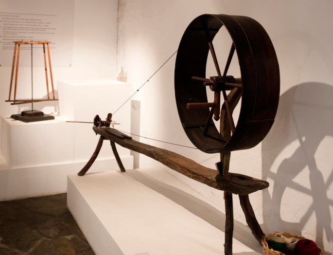 Há também uma componentes museológica sobre o ciclo da lã