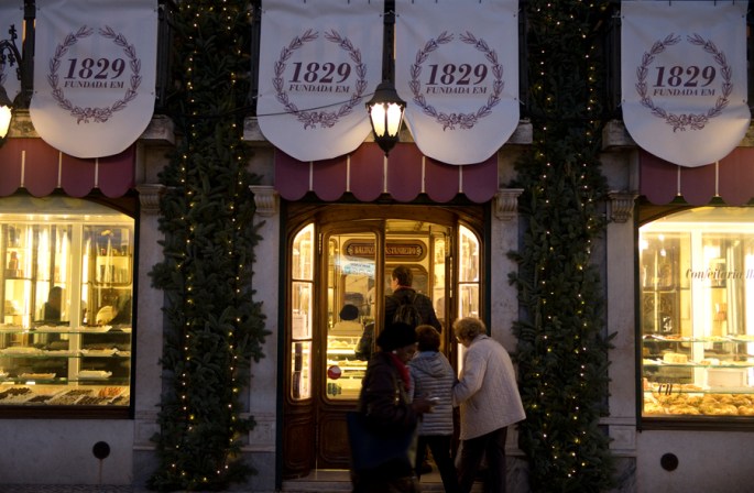 Entrada para a Confeitaria Nacional