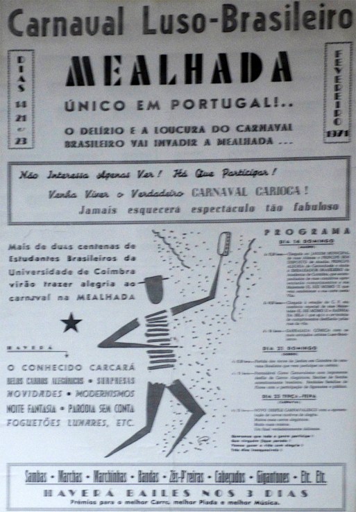 Cartaz do carnaval de 1971