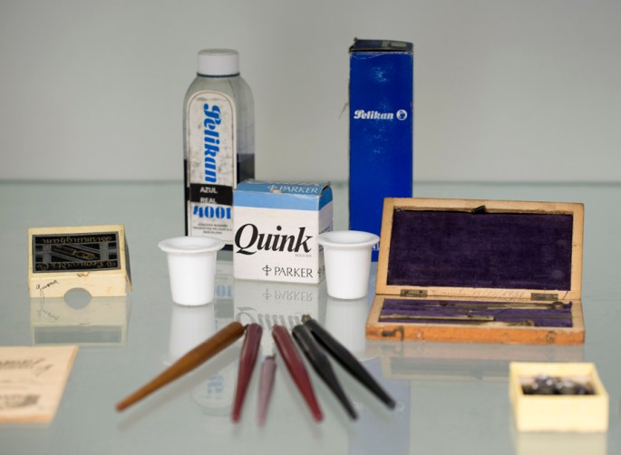 Objectos familiares aos alunos que frequentaram a antiga escola primária, Escola Museu Salgueiro Maia