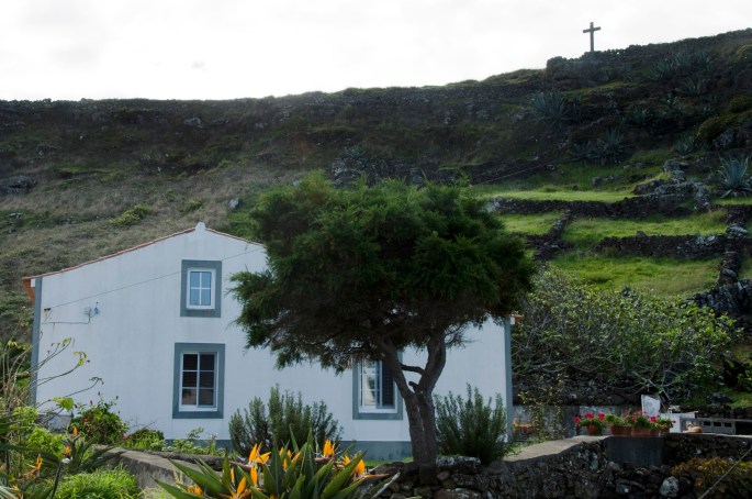 Vista da encosta e do cruzeiro