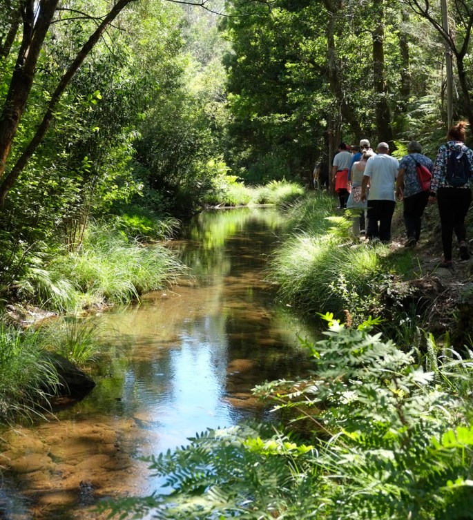 Roteiro junto às passagens de água próximo de Laceiras ©Biblioteca Mortágua