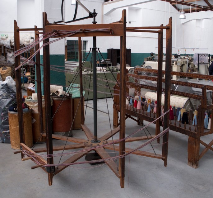 Peças antigas com várias décadas de uso