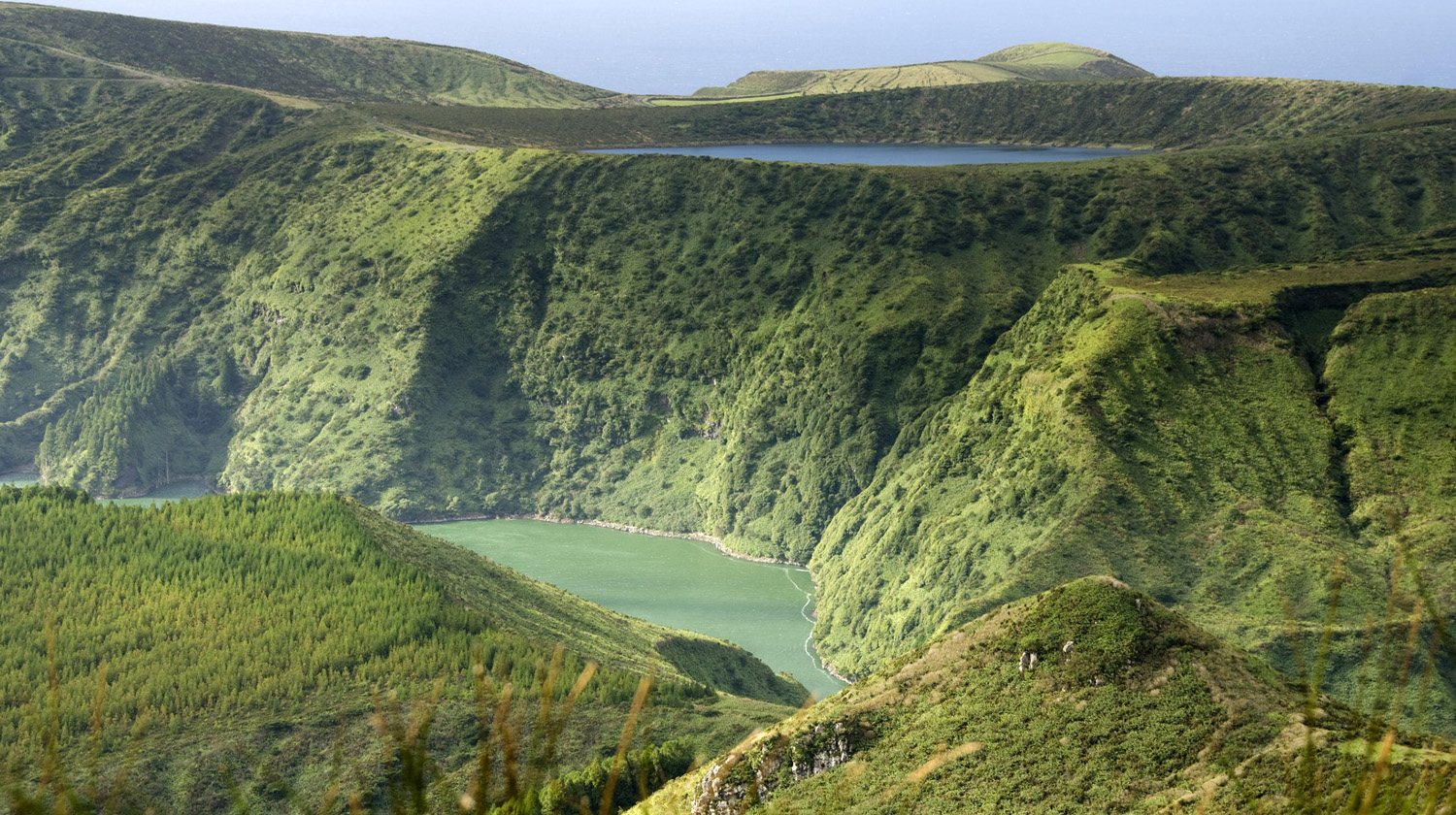 Vista das lagoas a partir do Morro Alto