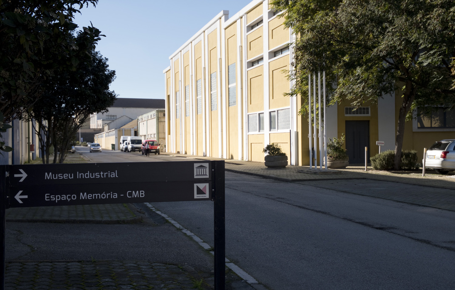 No Museu Industrial encontram-se algumas máquinas, ferramentas e ilustrações