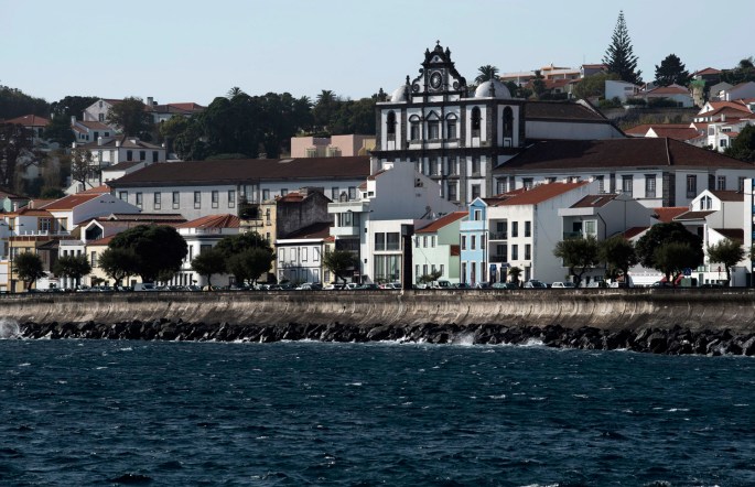 Vista da Horta a partir da marina