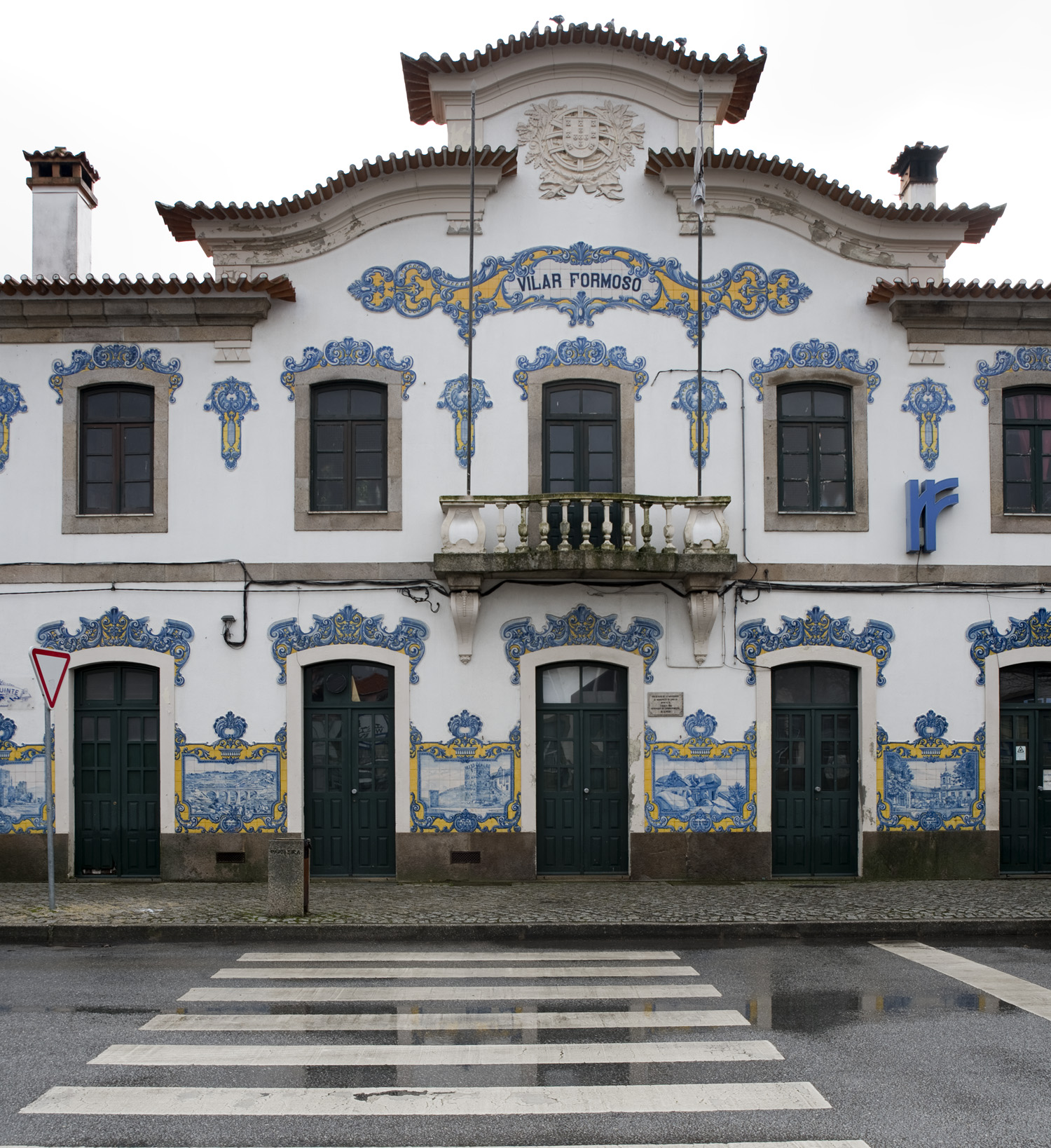 Fachada da Estação de Vilar Formoso